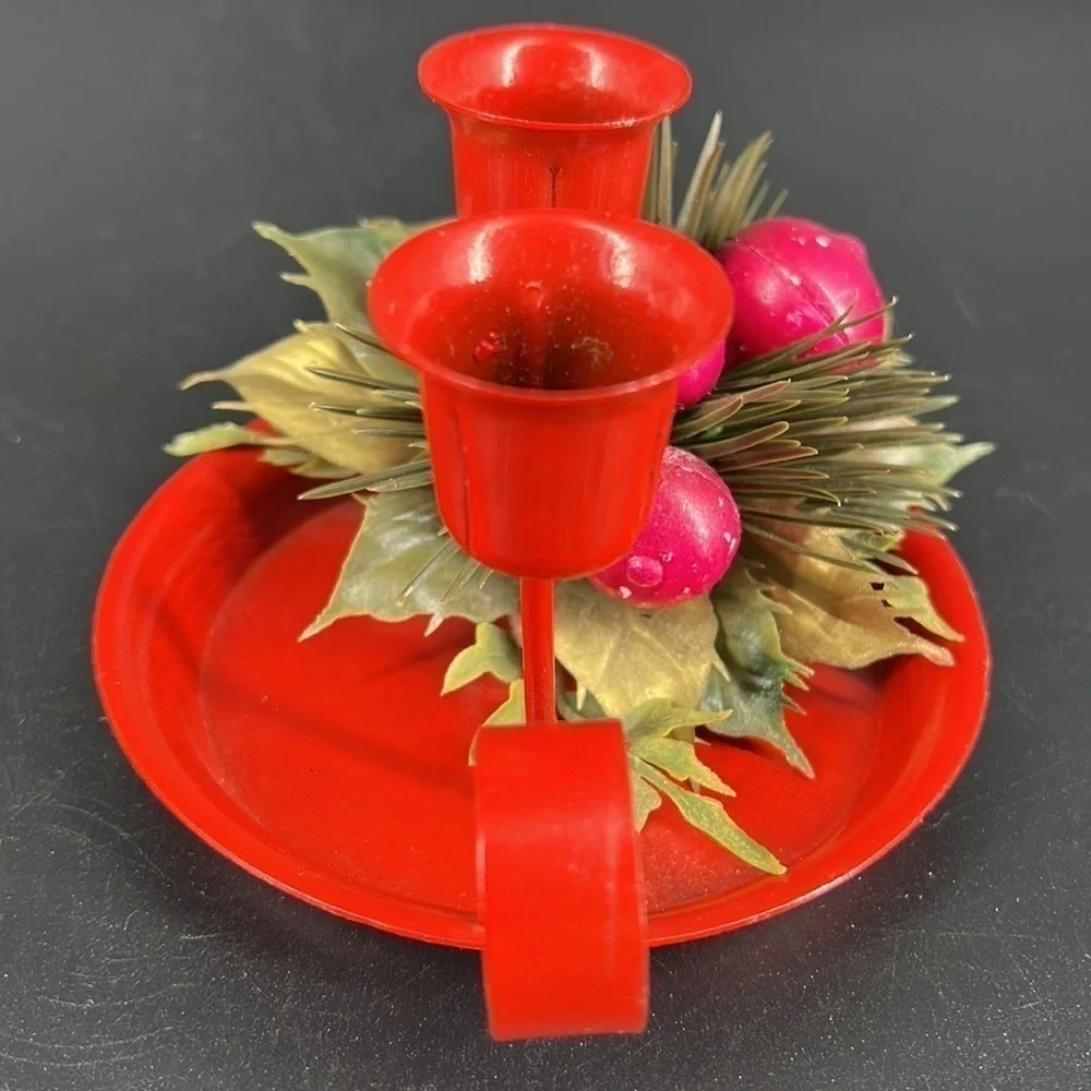 Vintage Enamel Candle Holder